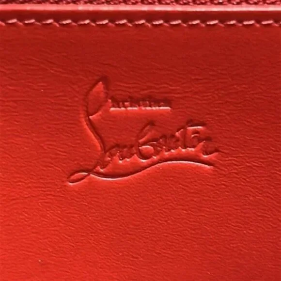 CHRISTIAN LOUBOUTIN Panettone - Pink Leather Plastic Long Wallet - Picture 5 of 7